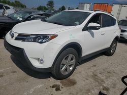 Salvage cars for sale at Bridgeton, MO auction: 2015 Toyota Rav4 XLE