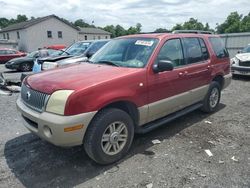 Salvage cars for sale from Copart York Haven, PA: 2004 Mercury Mountaineer