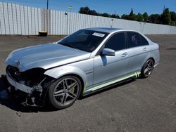 Salvage cars for sale at Portland, OR auction: 2014 Mercedes-Benz C 63 AMG