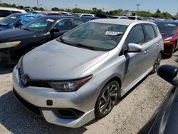 Scion salvage cars for sale: 2016 Scion IM