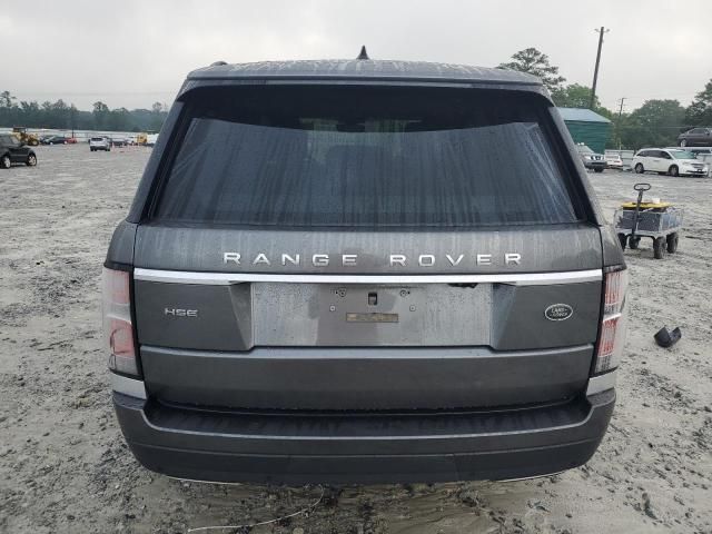 2018 Land Rover Range Rover HSE