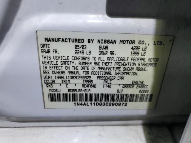 2003 Nissan Altima Base