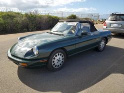 Salvage cars for sale at Kapolei, HI auction: 1992 Alfa Romeo Spider Veloce