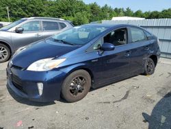 Salvage cars for sale at Exeter, RI auction: 2015 Toyota Prius