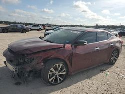 Salvage cars for sale at Houston, TX auction: 2017 Nissan Maxima 3.5S