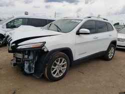 Salvage cars for sale at Chicago Heights, IL auction: 2018 Jeep Cherokee Latitude Plus