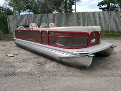 Salvage boats for sale at Ham Lake, MN auction: 2017 Premier Pontoon