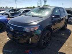 Salvage cars for sale at Elgin, IL auction: 2014 Ford Edge SEL