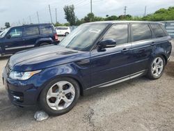 Land Rover salvage cars for sale: 2016 Land Rover Range Rover Sport SE