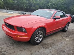 Salvage cars for sale at Austell, GA auction: 2005 Ford Mustang