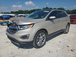 Salvage cars for sale at New Braunfels, TX auction: 2017 Ford Edge Titanium