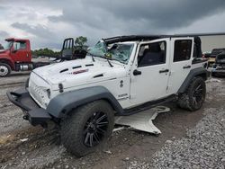 Jeep Wrangler Unlimited Sport salvage cars for sale: 2017 Jeep Wrangler Unlimited Sport