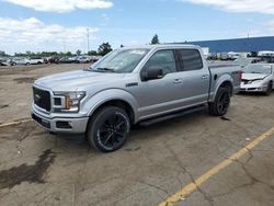 Salvage cars for sale at Woodhaven, MI auction: 2020 Ford F150 Supercrew