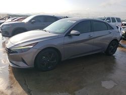 Salvage cars for sale at Grand Prairie, TX auction: 2021 Hyundai Elantra Blue