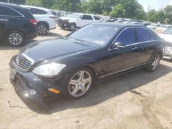 Salvage cars for sale at Marlboro, NY auction: 2007 Mercedes-Benz S 550 4matic