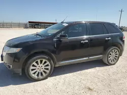 Salvage cars for sale at Andrews, TX auction: 2013 Lincoln MKX