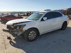 Salvage cars for sale at Grand Prairie, TX auction: 2012 Honda Accord LX