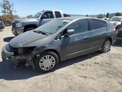 Salvage cars for sale at San Martin, CA auction: 2011 Honda Insight LX