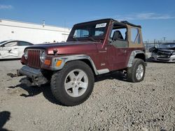 Salvage cars for sale at Farr West, UT auction: 2001 Jeep Wrangler / TJ SE