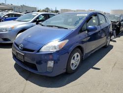Vehiculos salvage en venta de Copart Martinez, CA: 2011 Toyota Prius