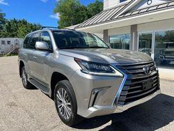Salvage cars for sale at North Billerica, MA auction: 2017 Lexus LX 570
