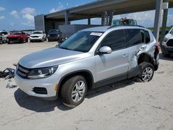 Salvage cars for sale at West Palm Beach, FL auction: 2015 Volkswagen Tiguan S