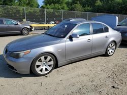 Salvage cars for sale at Waldorf, MD auction: 2004 BMW 530 I