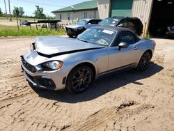 Salvage cars for sale at Kincheloe, MI auction: 2017 Fiat 124 Spider Classica