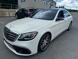 Mercedes-Benz s 63 amg 4matic Vehiculos salvage en venta: 2018 Mercedes-Benz S 63 AMG 4matic