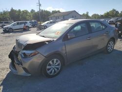 Salvage cars for sale at York Haven, PA auction: 2014 Toyota Corolla L