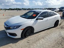 Honda salvage cars for sale: 2018 Honda Civic LX