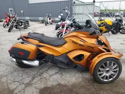Salvage cars for sale from Copart Dyer, IN: 2014 Can-Am Spyder Roadster ST