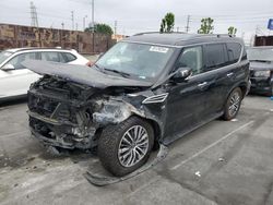 Salvage cars for sale at Wilmington, CA auction: 2021 Nissan Armada SL