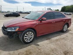 Salvage cars for sale at Oklahoma City, OK auction: 2015 Volkswagen Passat S