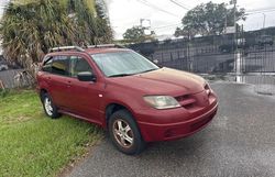 2003 Mitsubishi Outlander LS en venta en Orlando, FL