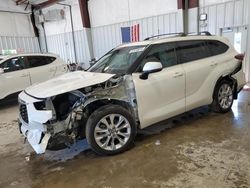 Salvage cars for sale at Franklin, WI auction: 2020 Toyota Highlander Limited