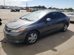 Carros salvage sin ofertas aún a la venta en subasta: 2012 Honda Civic LX