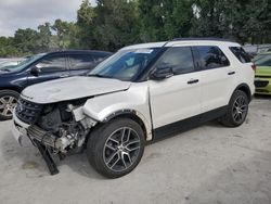 Salvage cars for sale at Ocala, FL auction: 2016 Ford Explorer Sport