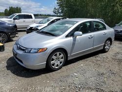 Honda salvage cars for sale: 2006 Honda Civic LX