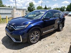 Salvage cars for sale at Lansing, MI auction: 2022 Honda CR-V Touring