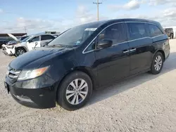 Salvage cars for sale at Andrews, TX auction: 2016 Honda Odyssey SE