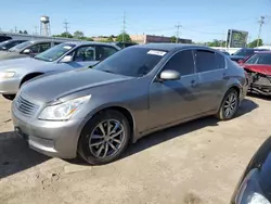 Salvage cars for sale at Chicago Heights, IL auction: 2007 Infiniti G35