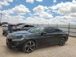 Salvage cars for sale at Andrews, TX auction: 2020 Honda Accord Sport