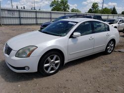 Salvage cars for sale at Lansing, MI auction: 2004 Nissan Maxima SE