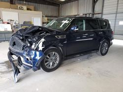 Salvage cars for sale from Copart Kansas City, KS: 2021 Infiniti QX80 Luxe