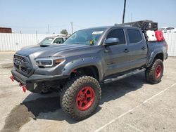 Toyota Tacoma Double cab salvage cars for sale: 2018 Toyota Tacoma Double Cab