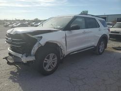 Salvage cars for sale at Kansas City, KS auction: 2022 Ford Explorer XLT