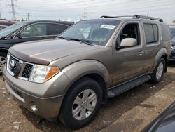 Salvage cars for sale from Copart Elgin, IL: 2005 Nissan Pathfinder LE