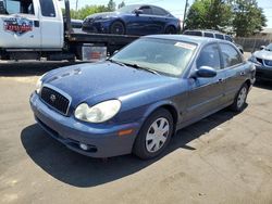 Salvage cars for sale at Denver, CO auction: 2005 Hyundai Sonata GL