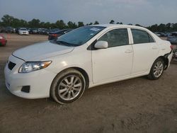 Salvage cars for sale at auction: 2009 Toyota Corolla Base